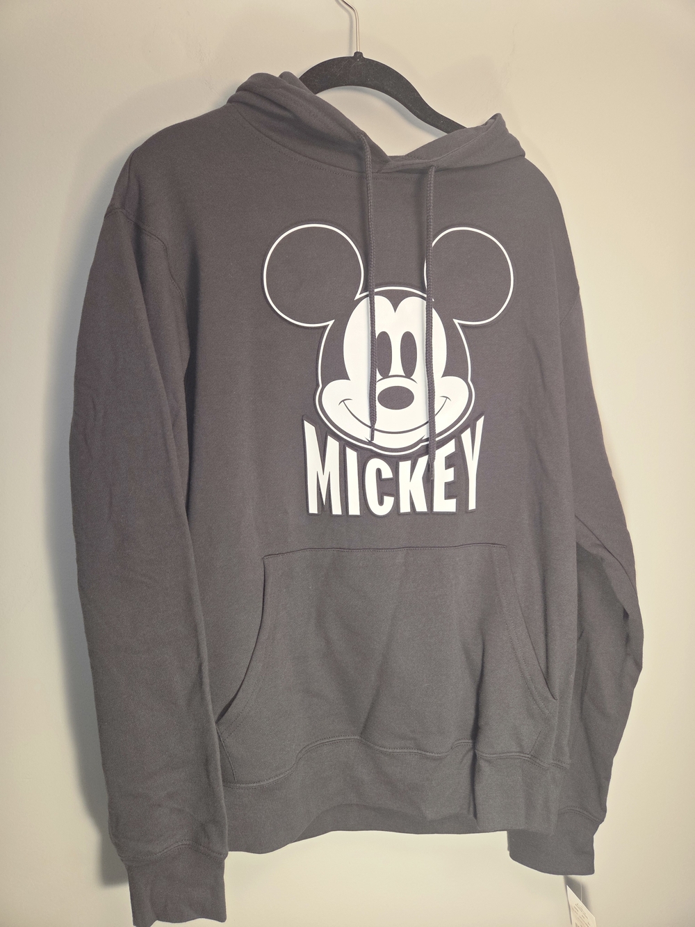 Kohl's Mickey Graphic Hoodie - Black with White Print